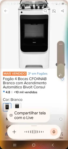 Fogão da marca consul nunca usado , na caixa tenho nota fiscal 