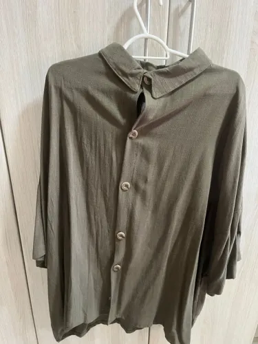 Kos Linen Shirt in Moss - ASAUF