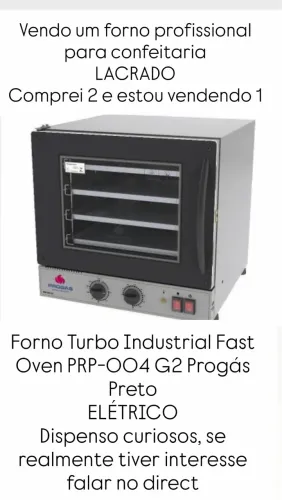Forno turbo elétrico ProGas
