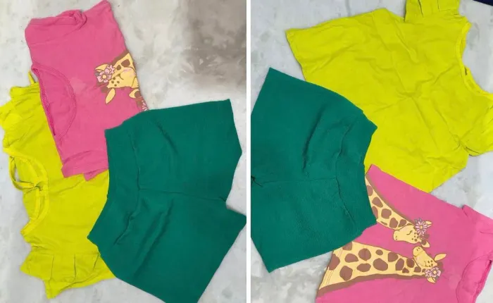 Combinadinho Infantil ? 2 Blusas + Shorts