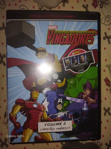 DVD Os Vingadores Vol 2 Capitão América - Edição Especial Habib's