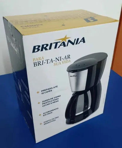 Cafeteira Britânia BCF19A Inox 127V 550W NUNCA USADA
