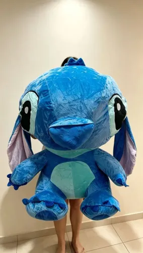 Pelúcia antialérgica Lilo Stitch gigante 1,0 metro novo.