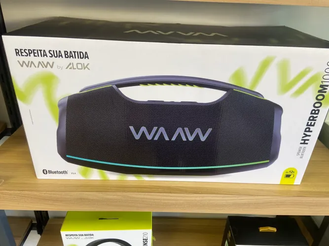 Caixa de som Bluetooth WAAW Hyperboom 1000