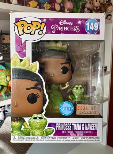 Funko Pop! Disney A Princesa e o Sapo Princess Tiana & Naveen 149 Exclusivo Glitter
