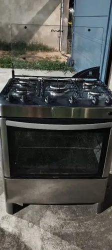 Fogão a gás 5 Bocas Esmaltec (REVISADO E HIGIENIZADO)