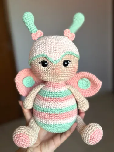 Borboleta em Amigurumi
