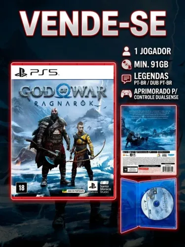 VENDO GOD OF WAR RAGNAROK