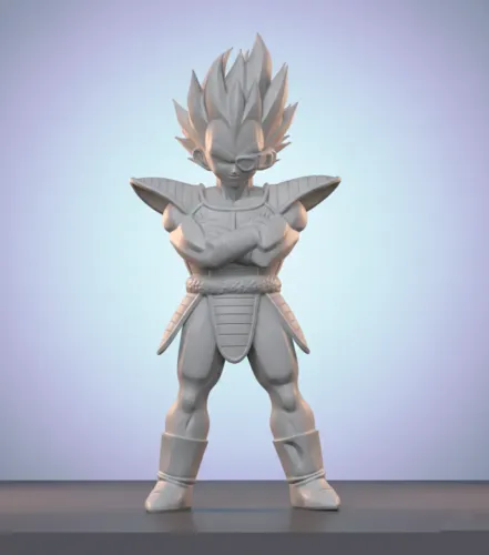 Boneco Miniatura Vegeta 10cm - Dragon Ball Z Colecionável