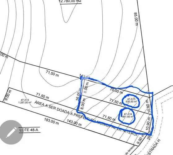 Terreno à venda, 630 m² por R$ 170.000 - Várzea das Moças - Niterói/RJ