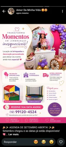 DECORAÇÃO DE FESTA E ALUGUEL DE PULA PULA