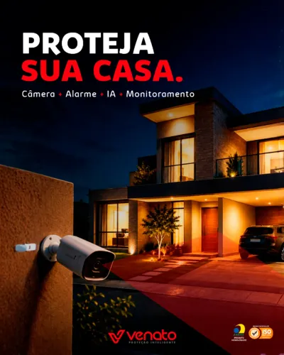Câmera + Central de Alarme + Segurança + IA