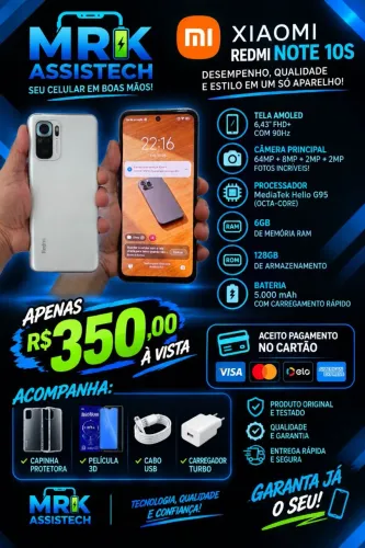 Vende-se xiaomi note 10s, pra vender logo