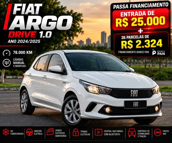 Fiat Argo Drive 1.0 6V Flex 2025