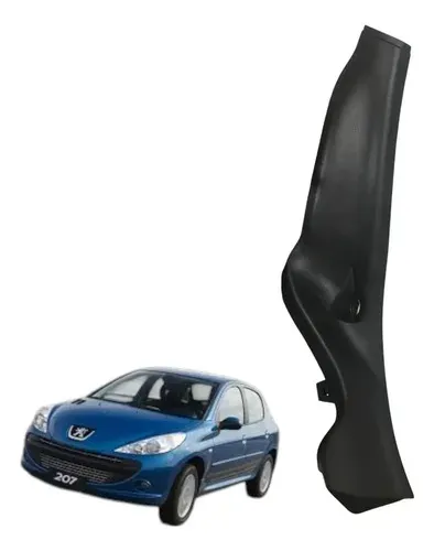Moldura Acabamento Esquerdo Pe Passageiro Peugeot 207 2011