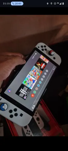 Nintendo switch oled com 128 desbloqueado