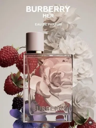 Burberry her é um perfume Floral Frutado Gourmand Feminino