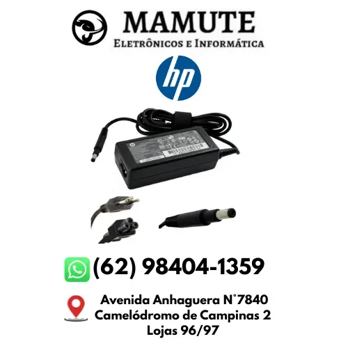 Fonte Carregador Notebook Hp Reto Pavilion 14 B060br 14-b065br Plug Alongado
