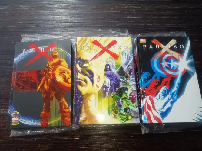 TRILOGIA X MARVEL: TERRA X; UNIVERSO X; PARAÍSO X