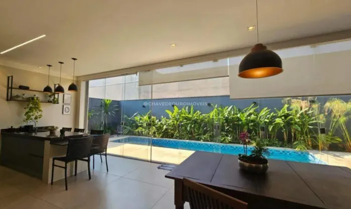 Casa em condomínio para aluguel, 3 quartos, 3 suítes, 4 vagas, Damha Residencial Uberaba I