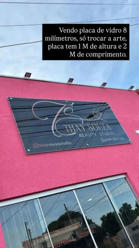 Placa de vidro temperado 