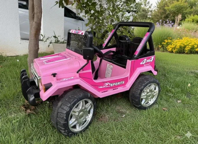 Carro Carrinho Elétrico Infantil Motorizado Mini Jipe  Com Controle Remoto Mp3 Usb 