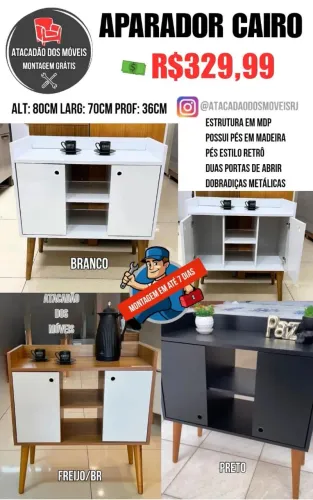 Aparador Cairo - Montagem Inclusa ?