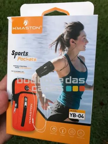 Braçadeira Suporte Braço Celular Treino corrida bicicleta Hmaston Yb-04 yb-06