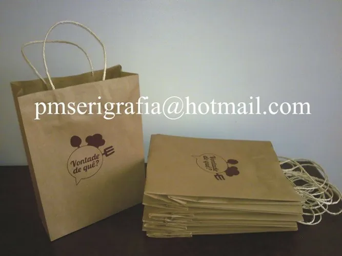 Sacolas de papel personalizadas