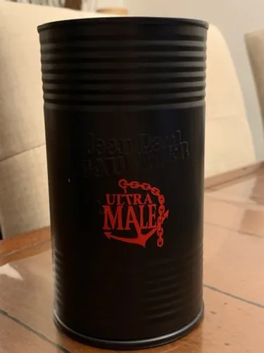 Lata vazia perfume ultramale JPG Jean Paul gaultier BPI Colecionador 75ml 