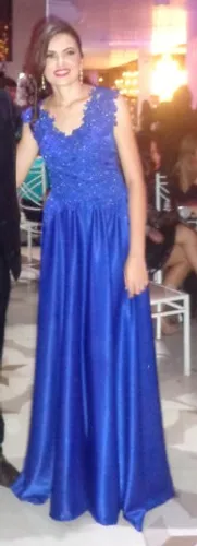 Vestido de festa Azul Marinho