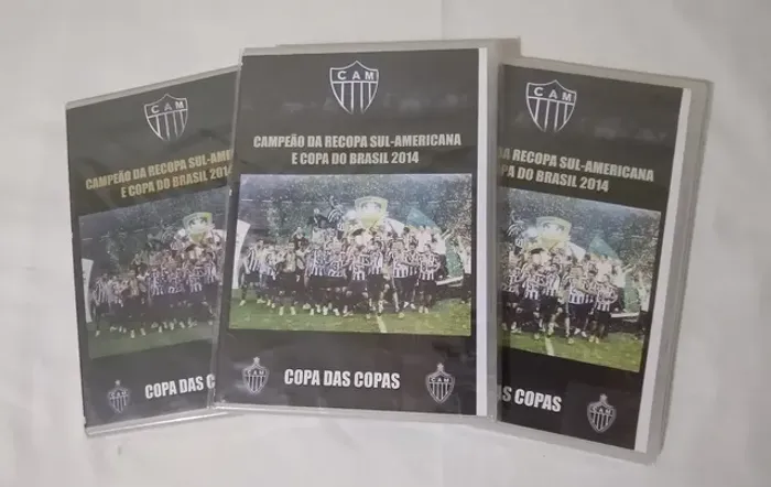 5 DVDs do Atlético Mineiro.