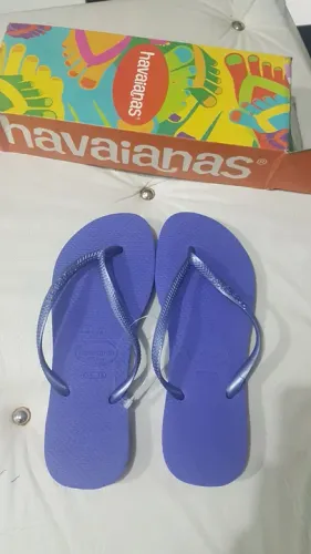 Havaianas roxo slim - Tamanho 35/36