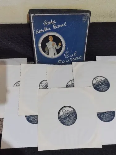 9 Discos Vinil Paul Mauriat - Minha Escolha Pessoal Coleção Original Usados Clássico