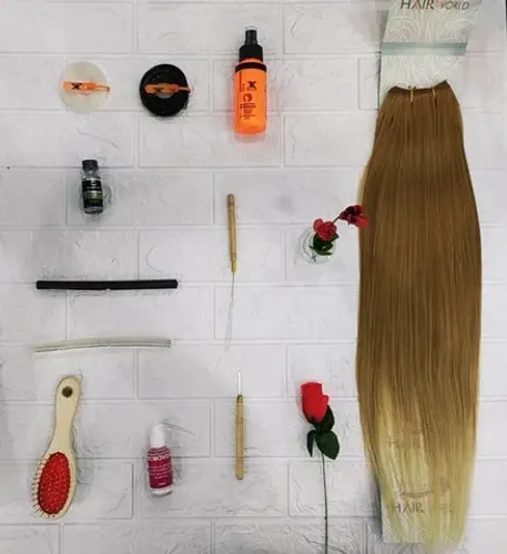 Cabelo Organico 60cm Liso 100g Na Tela Jixian - Cor ( T27-24 Stw )