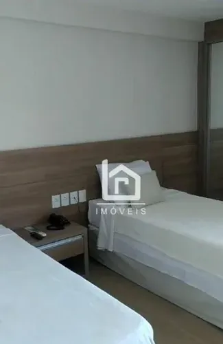 Esplêndido flat em pedra azul com vista para pedra