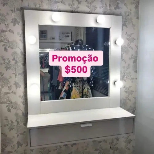 Espelho de Maquiagem com Iluminação - PROMOÇÃO!