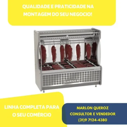 Balcão de Carne Polo Frio Inox