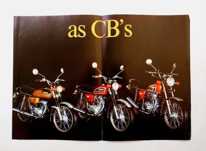 Honda CB 50, CB 125 e CB 360 - Folder, catálogo, encarte