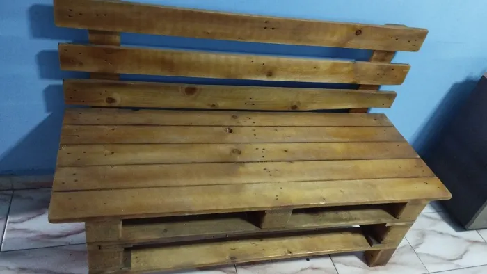 Banco em pallet 