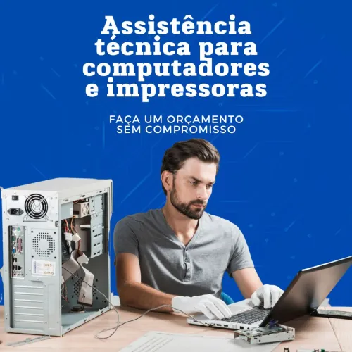Manutenção de impressoras e computadores