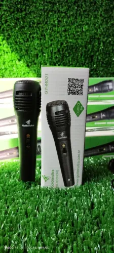 MICROFONE PARA CAIXA DE SOM OU KARAOKÊ CABO DE 3 METROS P10