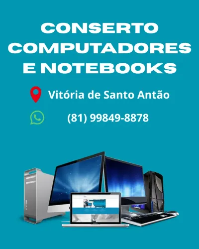 Conserto computadores e notebooks
