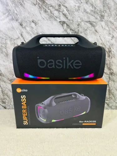 Caixa de som Bluetooth 120w Basike RAD035 Nova