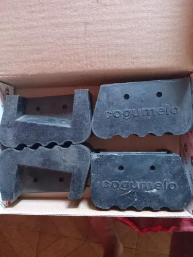 Kit sapata fixa borracha para escada cogumelo .