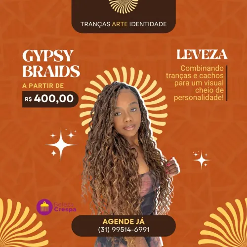 Gypsy Braids: Leveza e Personalidade!