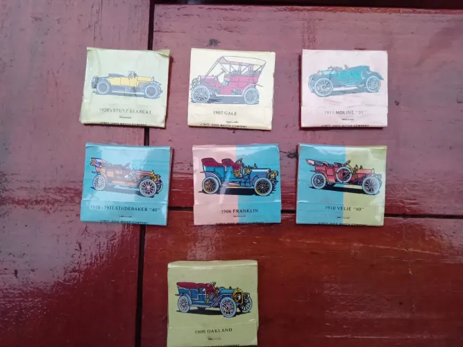 Coleção Caixinhas de Fósforos Carros Antigos (USA)
