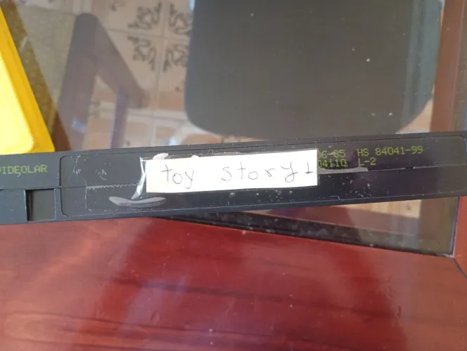 Fita VHS Toy Story 1 - Dublado - Sem capa original