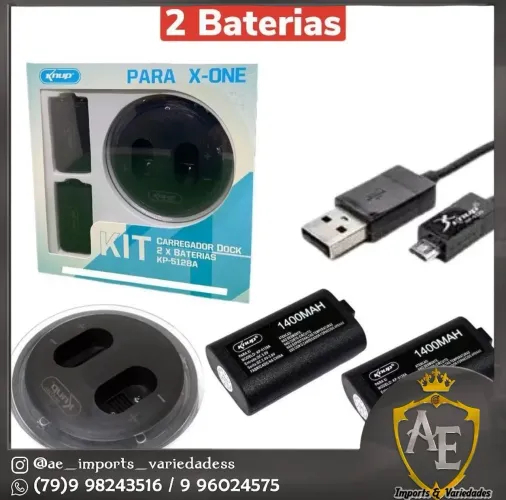 2 bateria XBOX ONE