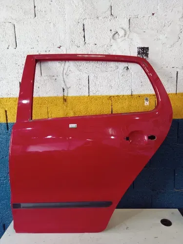 Porta Traseiro Esquerdo Volkswagen Fox 1.0 2010 1135 Traseira Esquerdo Vermelho
